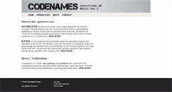Desktop Screenshot of codenames.info